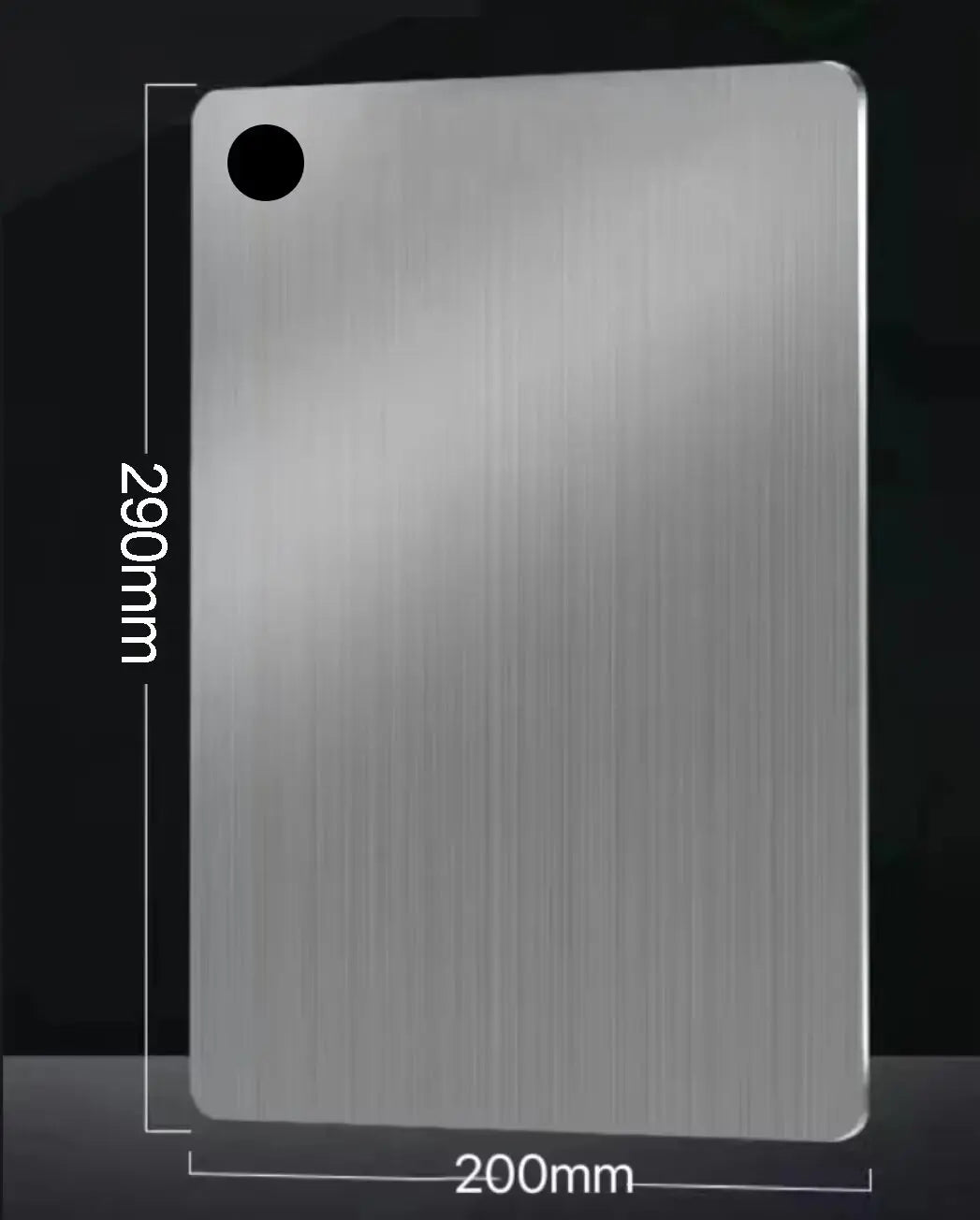 New Cutting Board for Kitchen 316 Stainless Steel Chopping Board Thickened Board Double Sided Food Grade Fruit Meat Chopping