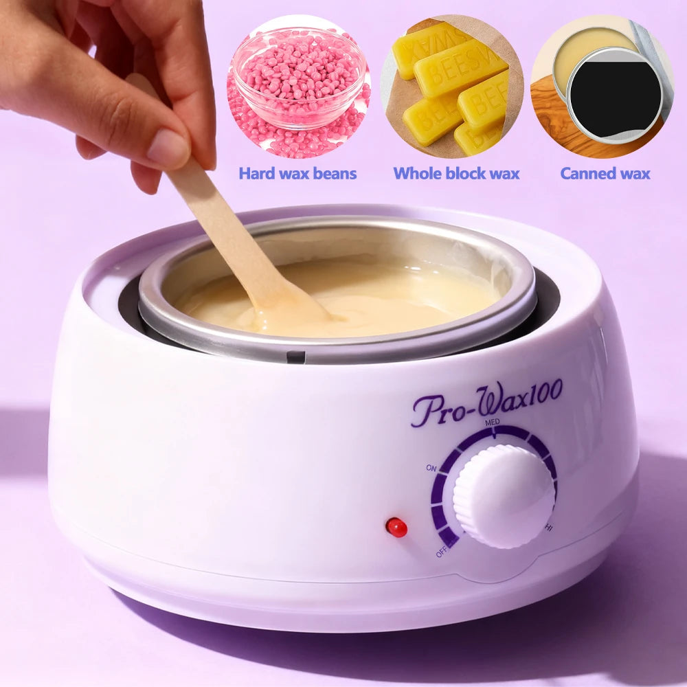 LULAA Electric Wax Warmer and Heater for Soft Paraffin for  Hair Removal with Adjustable Temperature for Salon Quality for Home