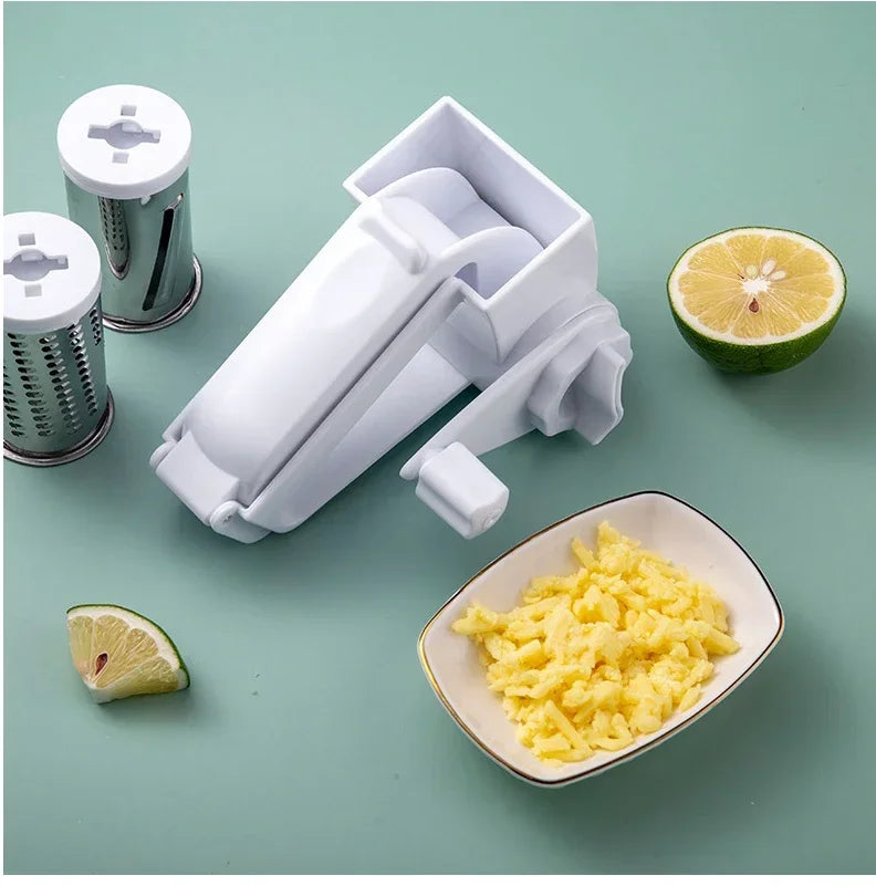 Three in One Set Hand Rotating Cheese Planer Creative Kitchen Tool Cheese Cheese Grater Multifunctional Cheese Grater