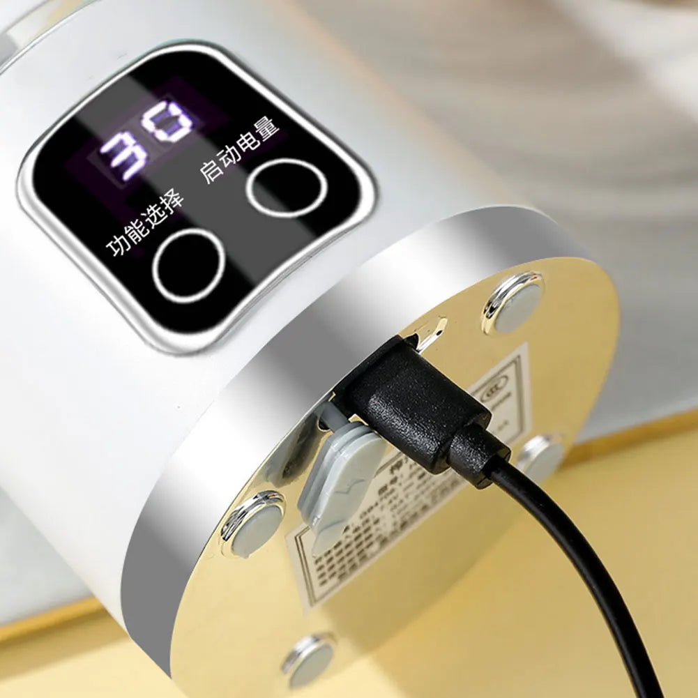 Portable Blender 450ml Electric Juicer Fruit Mixers 1500mAh USB Rechargeable Smoothie Mini Electric Juicer with 12 Blades