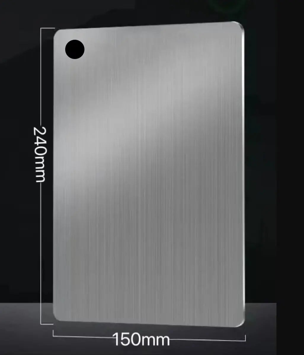 New Cutting Board for Kitchen 316 Stainless Steel Chopping Board Thickened Board Double Sided Food Grade Fruit Meat Chopping