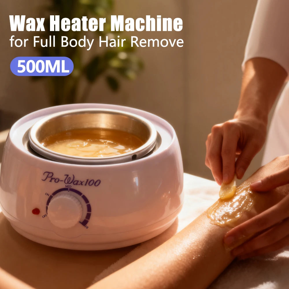 LULAA Electric Wax Warmer and Heater for Soft Paraffin for  Hair Removal with Adjustable Temperature for Salon Quality for Home