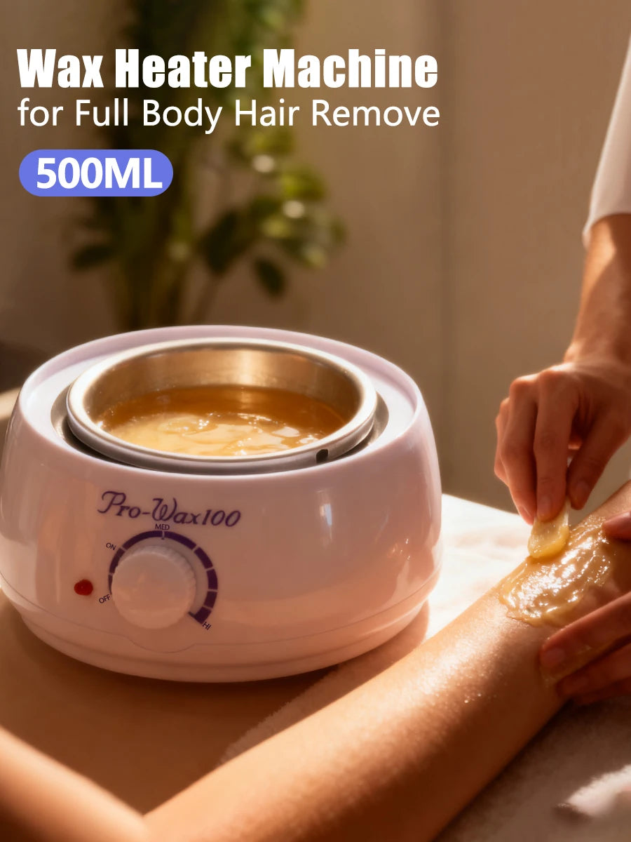 LULAA Electric Wax Warmer and Heater for Soft Paraffin for  Hair Removal with Adjustable Temperature for Salon Quality for Home