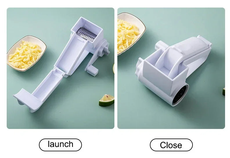 Three in One Set Hand Rotating Cheese Planer Creative Kitchen Tool Cheese Cheese Grater Multifunctional Cheese Grater