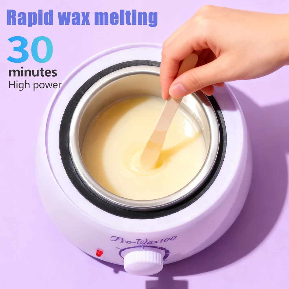 LULAA Electric Wax Warmer and Heater for Soft Paraffin for  Hair Removal with Adjustable Temperature for Salon Quality for Home